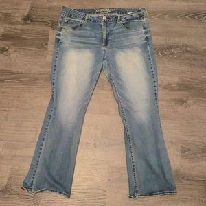 American eagle AE skinny kick bootcut jeans